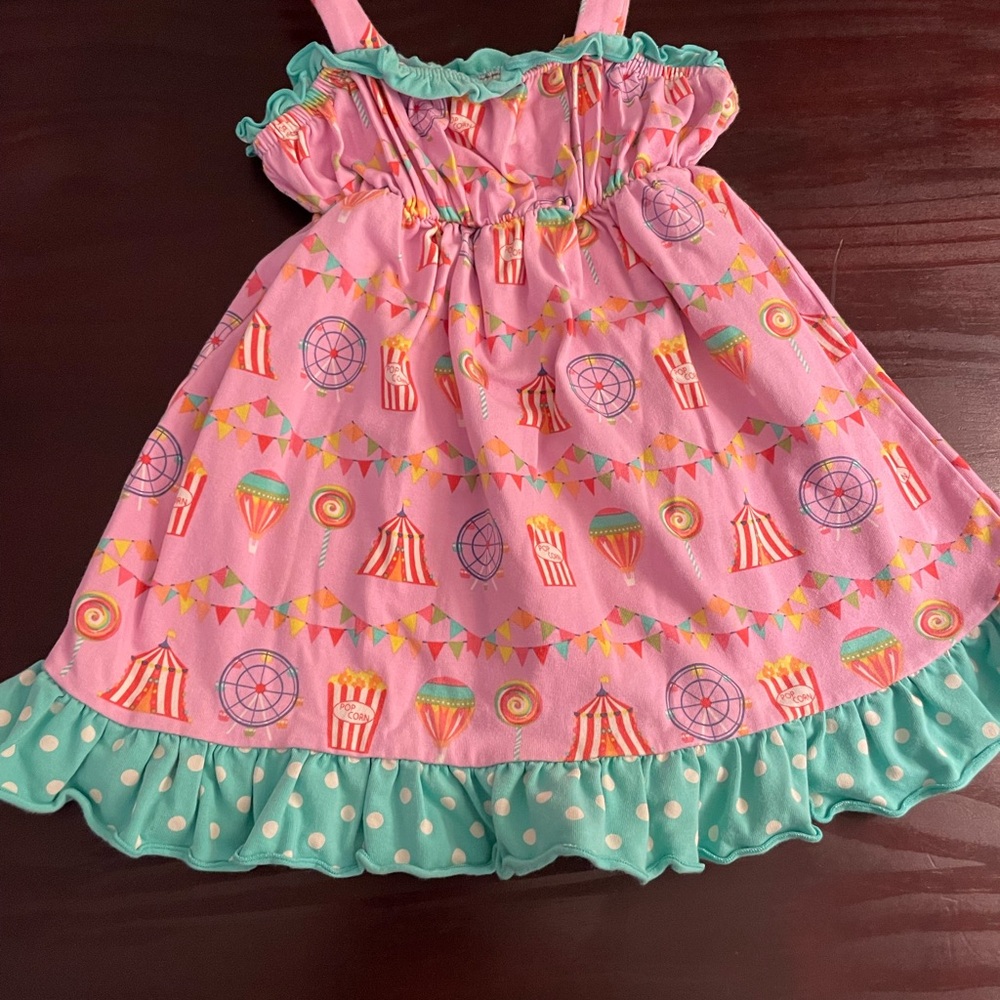 Matilda Jane Pink and Teal Kids Dress